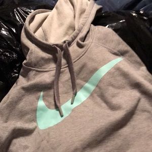 Gray Nike sweatshirt